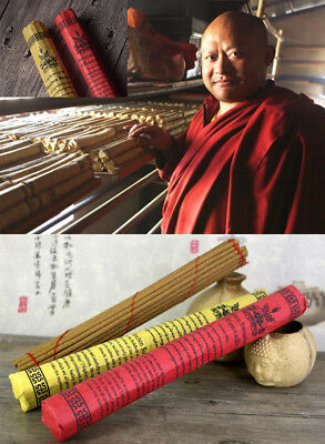 Blessed Tibetan Natural Medicine Herbs Incense 30 Sticks By Monastery Red